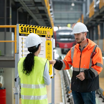 3 Pcs Workplace Safety Rules Poster, Safety Rules - style: Safety Rules