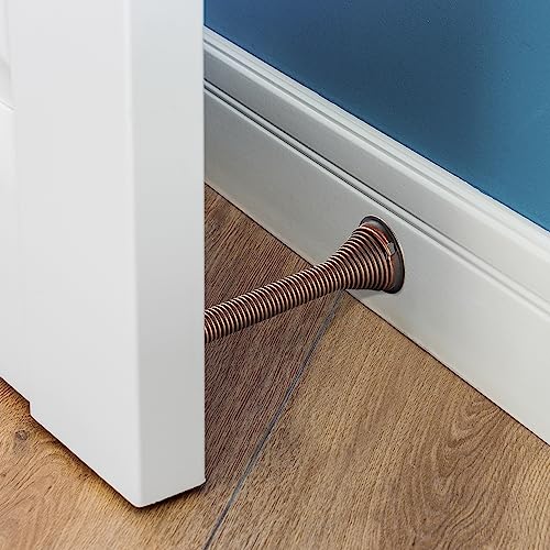 Ravinte Door Stoppers, 48 Pack Oil Rubbed Bronze Spring Door Stops - color: Oil Rubbed Bronze
