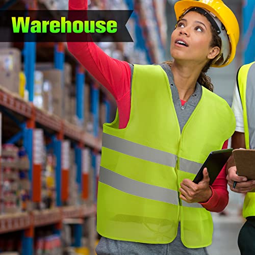 JaGely High Visibility Safety Vest Bulk 360° Reflective