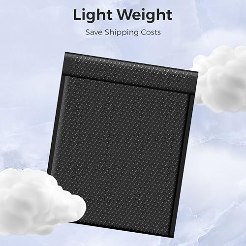Metronic Large Bubble Mailers 12x15 Inch 40 Pack Padded Envelopes Black - color: Black, size: 12x15" 40PC