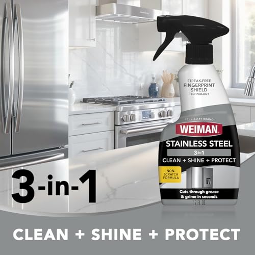 Weiman Stainless Steel & Granite Cleaner - 12 Ounce - size: 24 Fl Oz (Pack of 1)