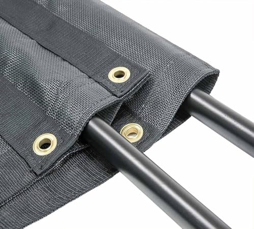Mytee Products 5'6" x 14' Dump Truck Vinyl Coated Mesh Tarps Cover with 5 Inch 18oz Double Pocket - size: 5.5 ft x 14 ft