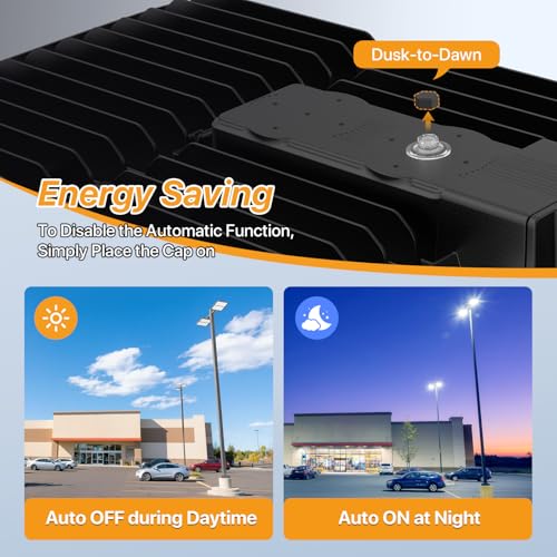 300W LED Parking Lot Light: 36000LM, 120LM/W 5000K Arm Mount 2Pack - size: 300W 2PACK