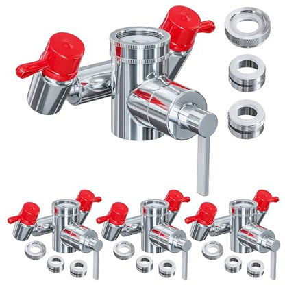 Eye Wash Kit, Faucet Mounted Emergency Eye Wash Station - 4 Pack - color: Red, size: Pack of 4