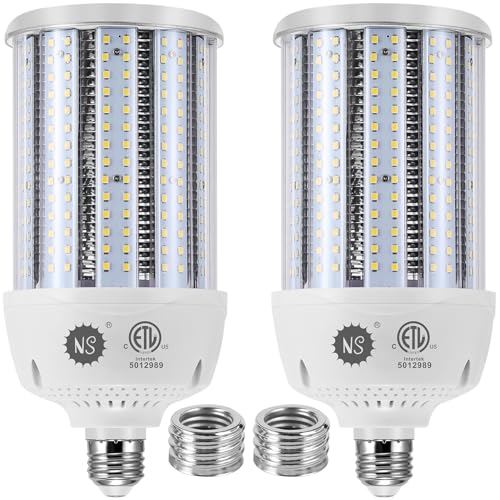 NS 1000W Equivalent LED Corn Light Bulbs,100W Led Corn Bulb 15000 Lumens 5000K Daylight White,E26/E39 Base LED Bulbs,Large Area Lights for Indoor Outdoor Warehouse Garage Backyard High Bay Lighting