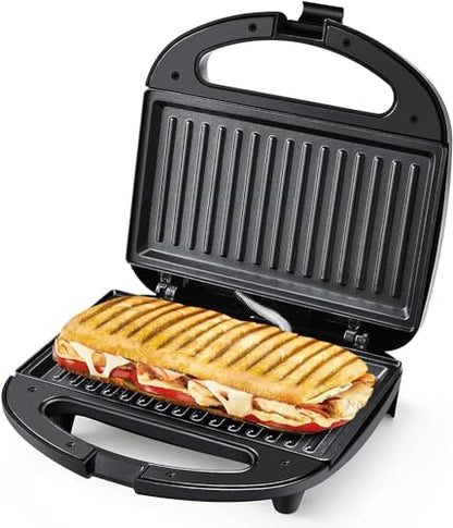 OSTBA Panini Press Sandwich Maker, 2-Slice Sandwich Toaster Grill