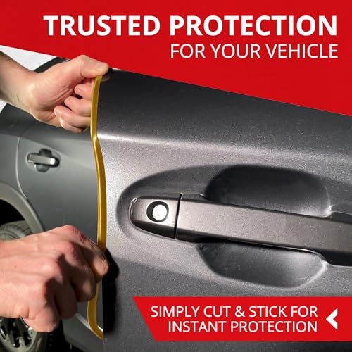 All-Fit Automotive Car Door Edge Protector Made in the USA (10 Ft - Gold) - color: Gold
