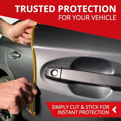 All-Fit Automotive Car Door Edge Protector Made in the USA (10 Ft - Gold) - color: Gold
