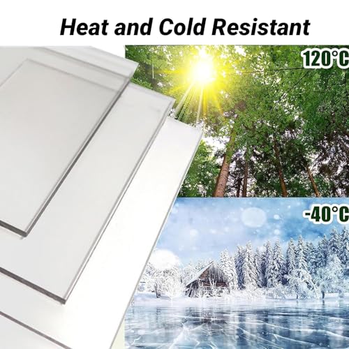 Clear Polycarbonate Roofing Sheet, Acrylic Plastic Sheet Pergola Roofing Canopy Cover Outdoor Awning Shelter for Greenhouse Shed Carport (2x16.4ft(0.6x5m)) - size: 2x16.4ft(0.6x5m)
