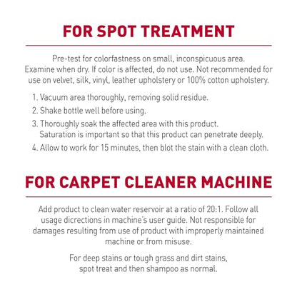 Nature's Miracle Carpet Shampoo Pet Stain & Odor Remover, 64 oz (4 Pack) - size: 64 Ounce (Pack of 4)