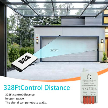 Forward and Reverse Remote Switch DC 12V Motor Remote Control Switch