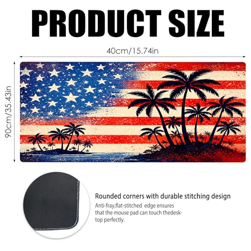 Nuxovilar Large Gaming Mouse Pad Desk Mat, 15.7x35.4 Inches Polyester - color: YMi09595