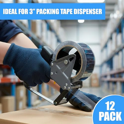 Clear Packing Tape, 12 Rolls Heavy Duty Packaging Tape for Shipping Packaging Moving Sealing, Thicker Clear Packing Tape, 1.88 Inches Wide, 60 Yards Per Roll