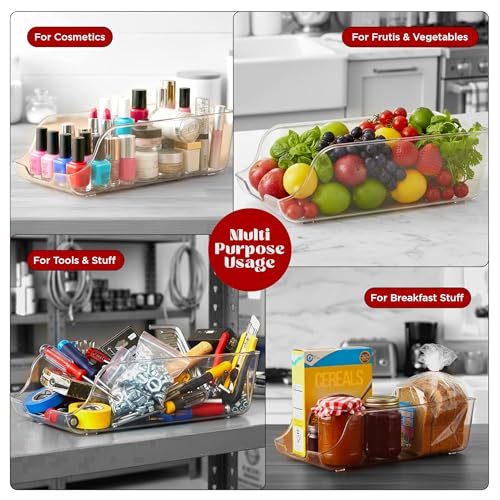 Utopia Kitchen Can Organizer For Pantry - Soda Can Storage Organizer Pantry, Fridge & Freezer Organization - Holds Food & Soup Can (Clear) - size: Pack of 1