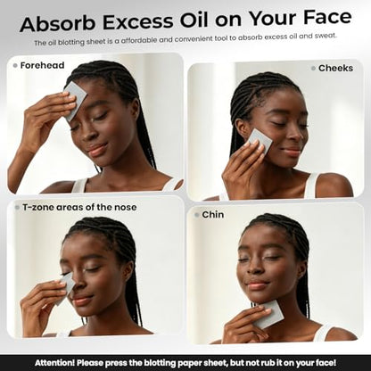 FANDAMEI 1000 Counts Oil Blotting Sheets For Face, Blotting Papers For Face