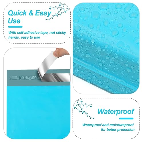 JinRuiKJ Thank You Poly Mailers 10x13 Inch, 25 PCS, Blue - color: Blue, size: 10*13inch 25pcs