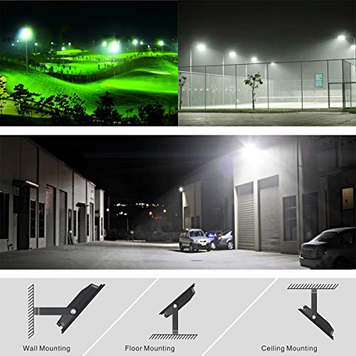 80W LED Flood Light 4 Pack, 12,000LM, 6000K, IP66 with Plug - size: 80w_4pack