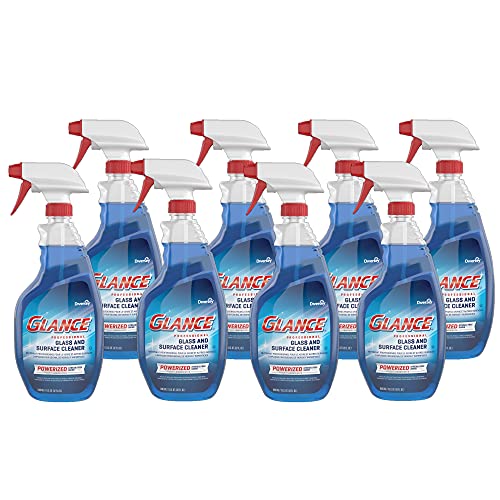 Glance Diversey Powerized Glass Cleaner, Ready to Use, 32 oz, 8 Pack