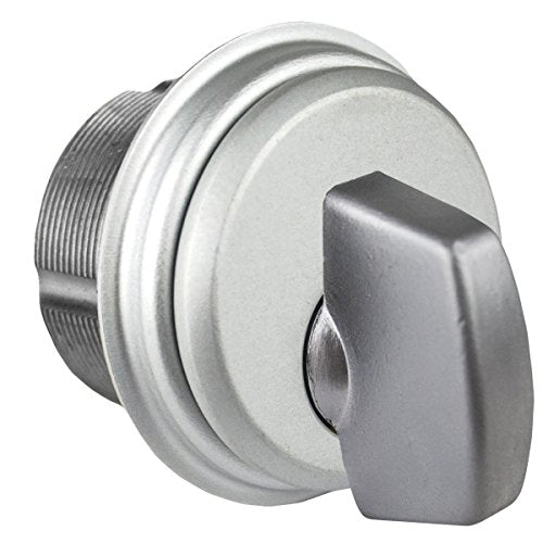 Storefront Door Mortise Lock Cylinder Thumbturn Adams Rite Cam, Aluminum - color: Aluminum Silver, style: Thumbturn