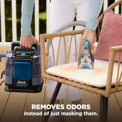 Shark StainStriker Portable Carpet/Upholstery Cleaner, 3 Tools, PX206BRN - style: StainStriker + 3 Tools + XL Cleaning Solutions