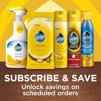 Pledge pH-Balanced Multisurface Cleaner Spray for Everyday Care, Fresh Citrus Scent, 25oz (Pack of 3) - size: 25 Ounce (Pack of 3)