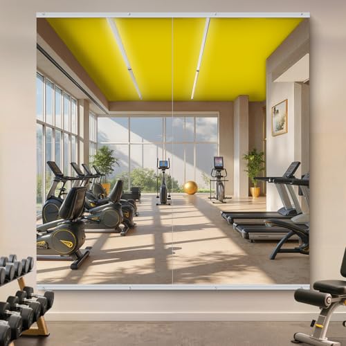 80x40 in Home Gym Mirrors,2-Pack,Frameless,Wall Mounted - size: 80"x40"x2PCS