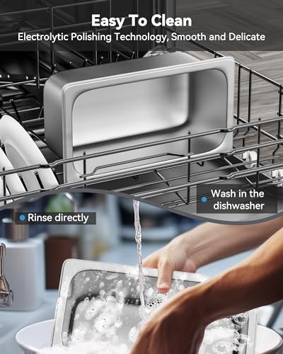 ZeroPone 6 Pack Hotel Pans 1/3 Size 2.5" Deep Steam Table Pan - color: 2.5 INCH, size: 1/3 SIZE