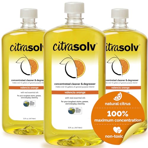 Citra Solv Concentrated Citrus Cleaner & Degreaser, 32 fl oz, 3 Pack - size: 32 Fl Oz (Pack of 3)