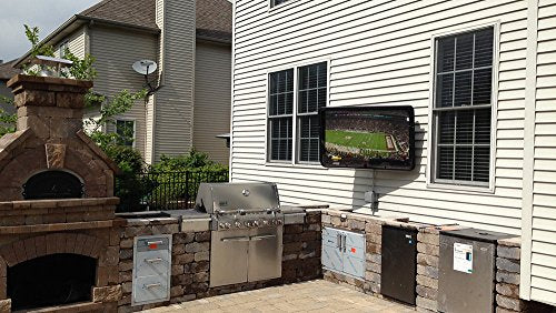 The TV Shield Outdoor TV Cover 65 Inch Weatherproof + Fan (Fits 60-65" TVs) - color: With Cooling Fan, size: 60-65"