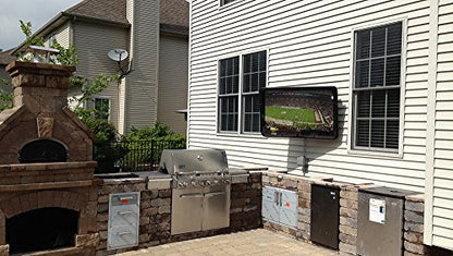 The TV Shield Outdoor TV Cover 65 Inch Weatherproof + Fan (Fits 60-65" TVs) - color: With Cooling Fan, size: 60-65"