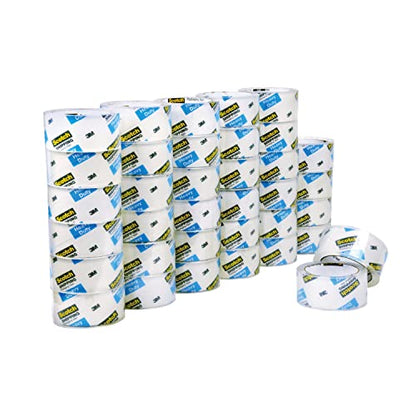 Scotch Heavy Duty Shipping Packing Tape, Clear, Shipping and Packaging Supplies, 1.88 in. x 54.6 yd., 36 Refill Tape Rolls