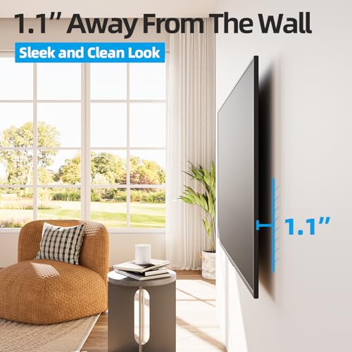 75 85 86 98 100inch Heavy Duty TV Wall Mount Low Profile TV Mount Bracket - size: 55-120"