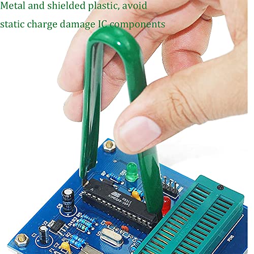 IC Puller Chip Extractor, Antistatic PLCC PCB Removal Tool, 3Pcs - color: 1set, size: Greed/Red/Yellow