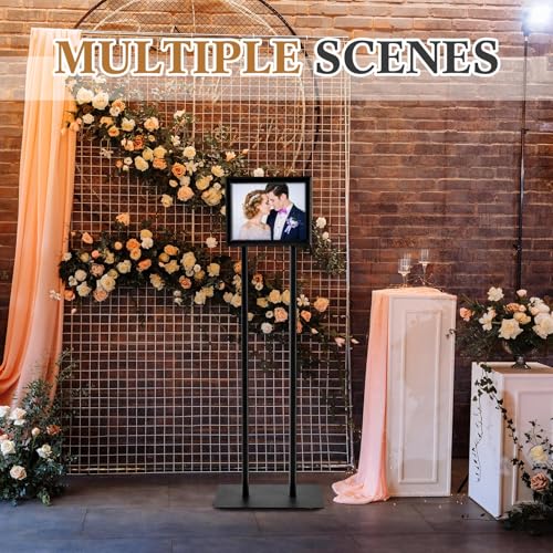 8.11x10.61'' Floor Standing Sign Holder, Menu Display Stand Metal