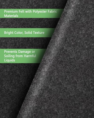 Oil Spill Mat for Garage Floor Under Car - 24x36 Inches Oil Splash Pad, Garage Driveway Oil Drip Mat, Oil Absorbent Mechanic Floor Mat for Motorcycle, Garage, Refrigerator, Golf Cart, Basement