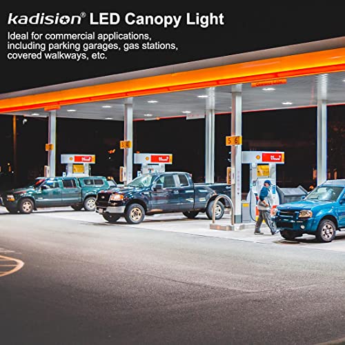 kadision 80W LED Canopy Light Outdoor, 8800LM 0-10V Dimmable