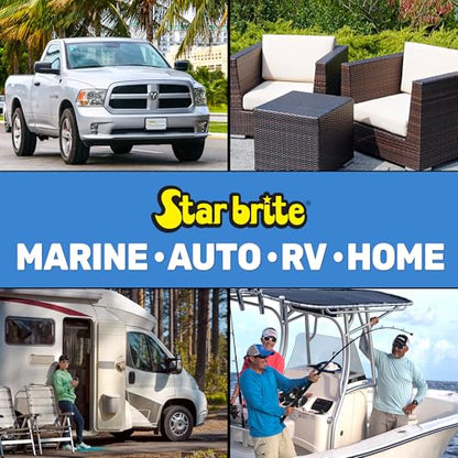 Star Brite Marine-Grade Short Handle Scrub Brush - style: Short Handle Brush