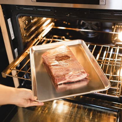KITCHENATICS Jelly Roll Baking Pan Aluminum Nonstick Warp Free Set of 2 - size: 10.6" x 15.6" Jelly Roll Pans - 2 PCS
