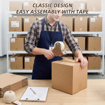 ZBEIVAN Shipping Boxes Mailers Assorted Sizes 8x8x8, 6x6x6 inches Corrugated Cardboard Small Packing Kraft Moving Mailing Box, Pack of 30 - size: 8X8X8&6X6X6 inch