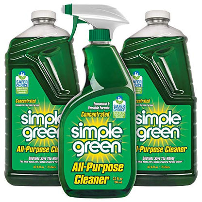 Simple Green All-Purpose Cleaner Spray and Refill, Green, 3 Piece Set, Original, 1 Count - size: 1 Count (Pack of 1)
