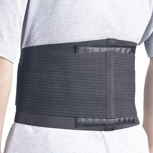 Back Brace Lumbar Support Belt with Support Stays and Straps, XXL - size: XX-Large