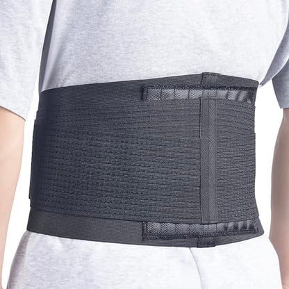 Back Brace Lumbar Support Belt with Support Stays and Straps, XXL - size: XX-Large