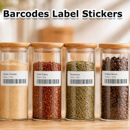 4" x 2" Thermal Labels Printable Shipping Label Stickers with Strong Adhesive, Large White Sticker Square Labels for Mailing, Shipping, Compatible with Most Thermal Printers (4" x 2"-1000pcs) - style: 4" X 2"-White-1000PCS
