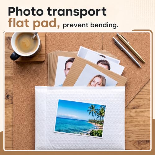 Henoyso 110 Pack 3 X 4 Inch Brown Cardboard Sheets - color: Brown, size: 3 x 4 Inch