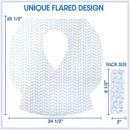 Extra Large Disposable Waterproof Toilet Seat Covers, Travel, Work & School - color: Curves