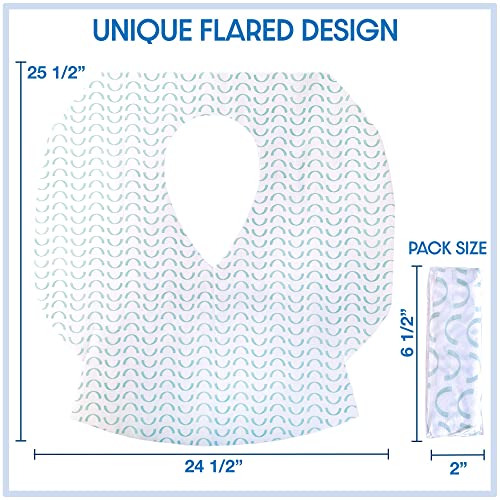 Extra Large Disposable Waterproof Toilet Seat Covers, Travel, Work & School - color: Curves