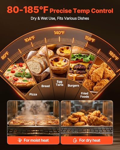 VEVOR Electric Hot Box Food Warmer, 5-Tier Commercial Warming Cabinets - size: 5-Tier