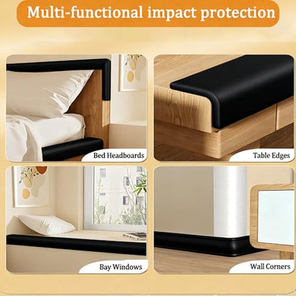 ZOMPAGO Single Sided Foam Weather Stripping Tape Black,2 Roll 0.8X 16.4FT - color: Black, size: 2 Roll 0.8x 16.4FT