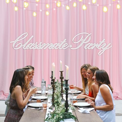 MEETSKY Pink Backdrop Curtains,Birthday Backdrop Drapes,5ft x 7ft,2 Panels - color: Baby Pink, size: 60"W x 84"L (Pack of 2)