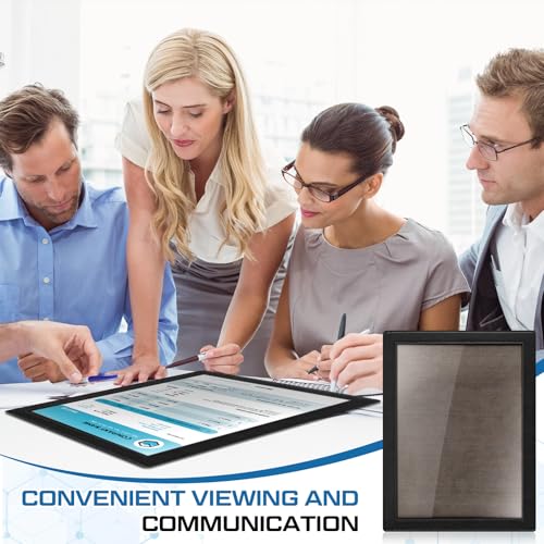 3 Pcs Retail Advertisement Counter Mat 17 x 11 Inch Non Slip Countertop Sign Holder Menu Cover Menu Holder Display Stand for Restaurant Cafe Bar Hotel - size: 17×11 Inch